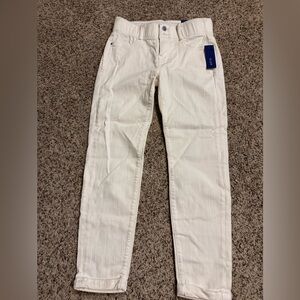 White Denim Jeans crop size 6